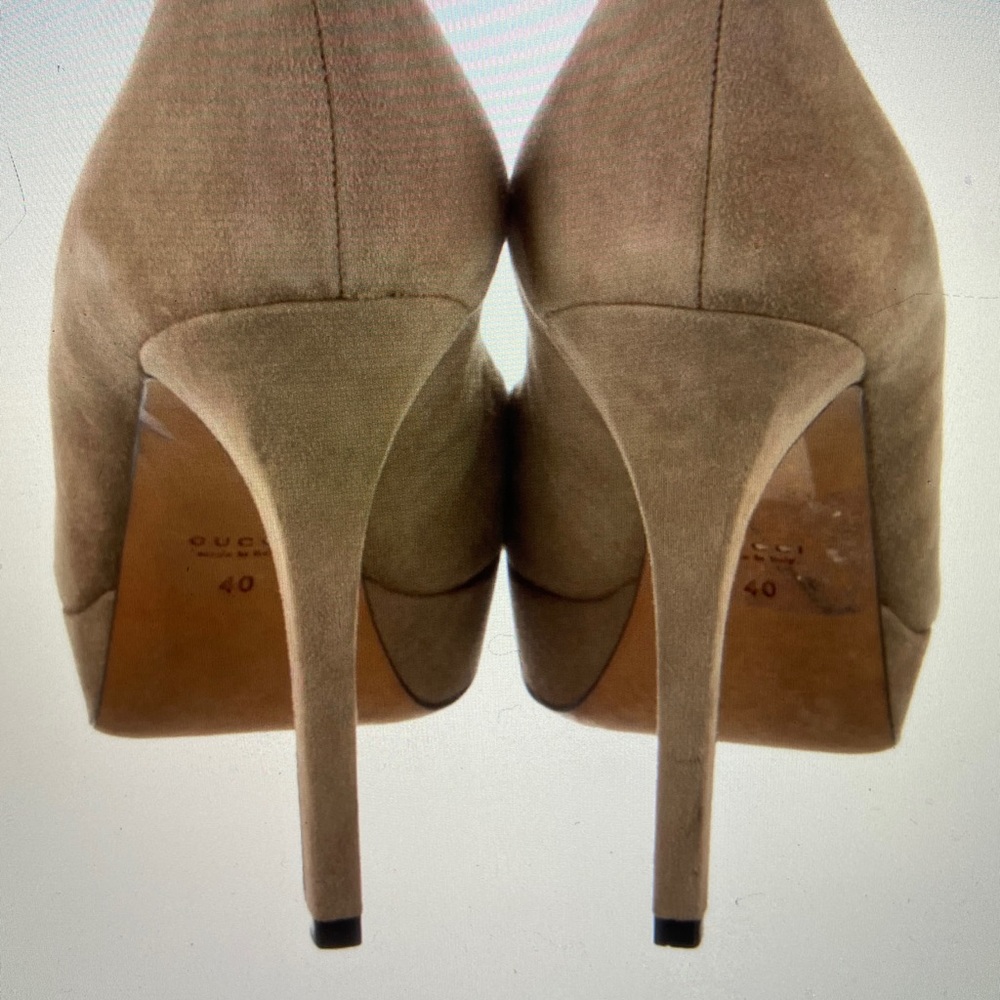 Gucci suede pump - Picture 3 of 4